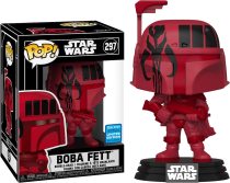 Funko Pop 2020 Wondercon Shared Exclusive Star Wars #297 Futura Boba Fett (Red)
