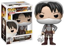 Funko Pop Attack on Titan Cleaning Levi 239 Hot Topic Exclusive Figure 