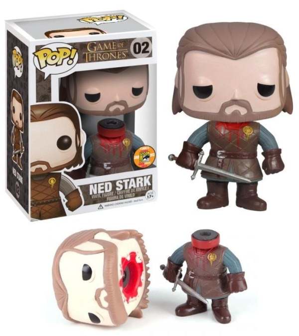 Funko Pop! Game Of Thrones Ned Stark 02 (Headless) (Bloody) SDCC Figure