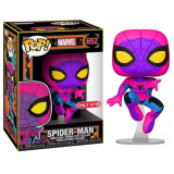 Funko Pop Marvel Spider-Man #652 Black Light Target Exclusive Bobble-Head