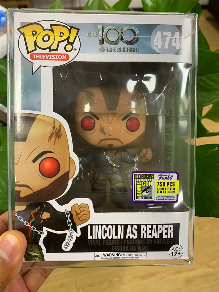 Funko Pop Lincoln As Reaper The 100 Life Is A Fight 474 Limited Edition 