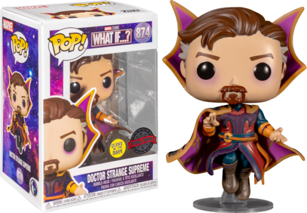 Funko Pop Marvel: Doctor Strange Supreme 874 Glow in the Dark Vinyl Figure 