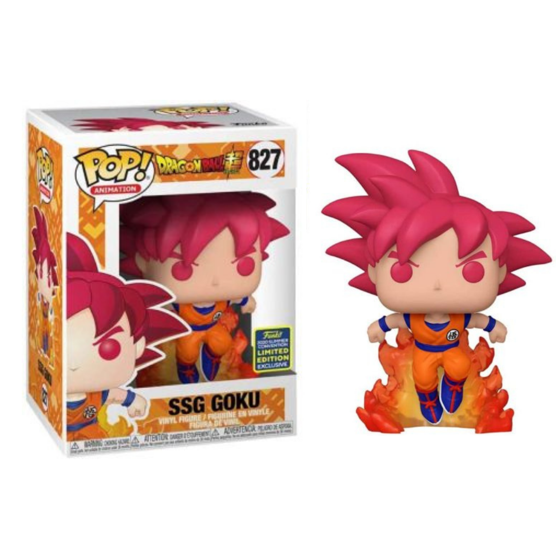 US$ 35.99 - Funko Pop! Dragon Ball Super #827 Super Saiyan God Goku (2020 Summer Convention