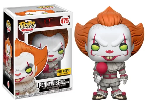 Funko Pop! Movies: IT - Pennywise with Balloon (Hot Topic) Exclusive Vinyl Figure # 475