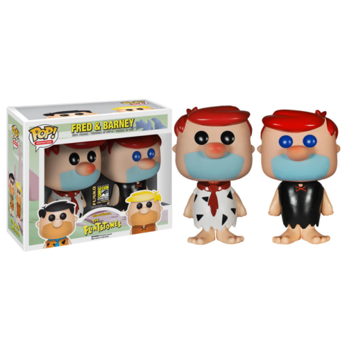 Funko Pop The Flintstones Fred and Barney Red Hair 2 Pack 2014 SDCC 480 Pieces