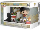 Funko Pop  Rides One Piece Luffy with Thousand Sunny 2022 CCXP Exclusive Figure #114