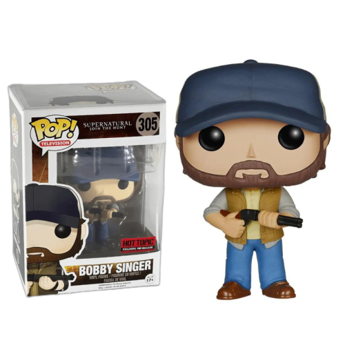 Funko POP SUPERNATURAL BOBBY SINGER HOT TOPIC EXCLUSIVE VAULTED FIGURE #305