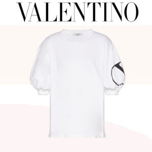 【ヴァレンティノ ロゴTシャツ コピー】Vロゴ ジャージースタンパ Tシャツ TB0MG05T5F80VP