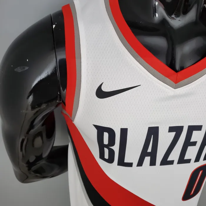 Damian Lillard Portland Trail Blazers Swingman Jersey White