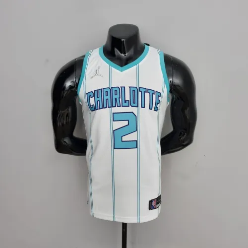 LaMelo Ball Charlotte Hornets 75th Anniversary Swingman Jersey White