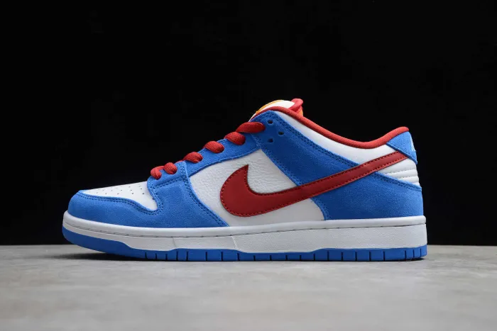 SB Dunk White Blue Red BQ6817-400