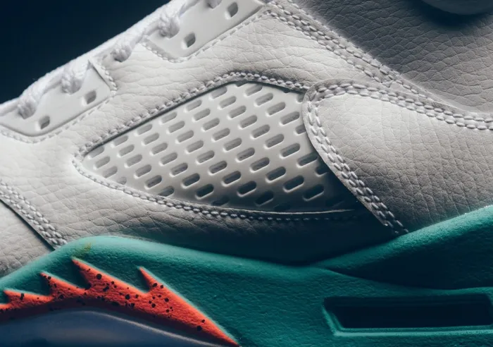 Air Jordan 5  “Light Aqua” White Blue Yellow 440892-100