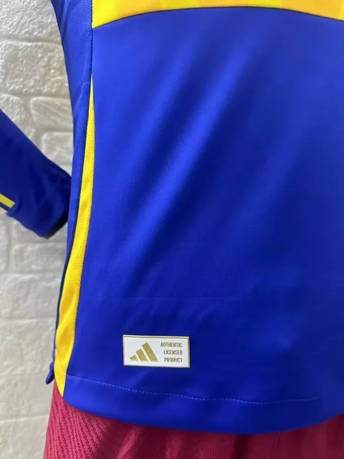 Boca Home Player Long Sleeve Jersey 24/25
