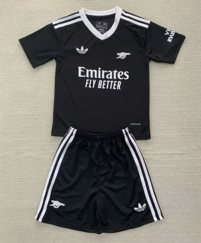 Arsenal Goalkeeper Kids Suit 24/25 Black