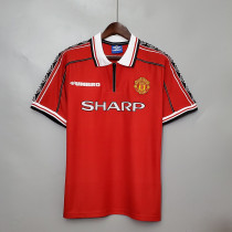 Manchester United 1998-99 home Retro soccer jerseys