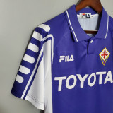 Florence 1999-00 home Retro soccer jerseys