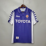 Florence 1999-00 home Retro soccer jerseys