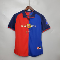 Barcelona 100th Anniversary version home Retro soccer jerseys