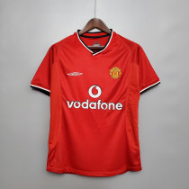 Manchester United 2000-01 home Retro soccer jerseys