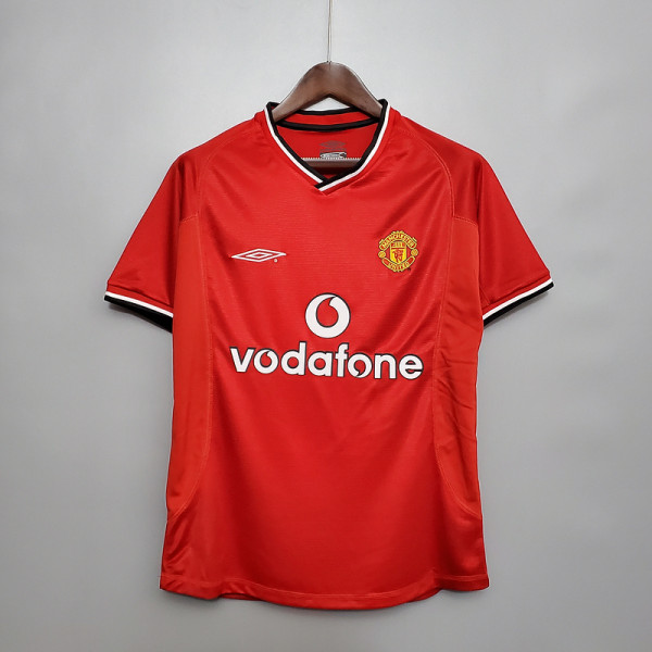 Manchester United 2000-01 home Retro soccer jerseys