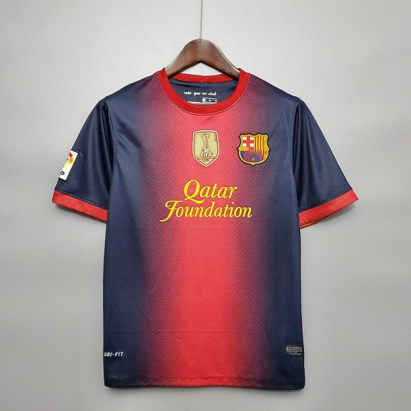 Barcelona 2012-13 home Retro soccer jerseys