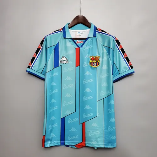 Barcelona 1996-97 home Retro soccer jerseys