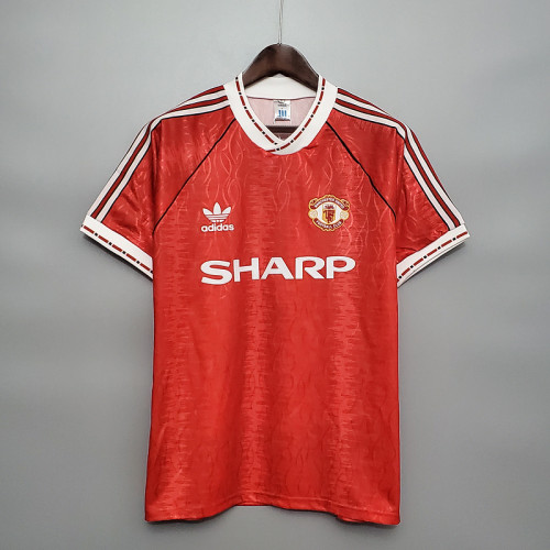 Manchester United 1990-92 home Retro soccer jerseys