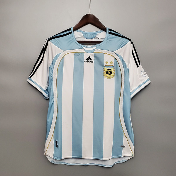 Argentina 2006 home Retro soccer jerseys