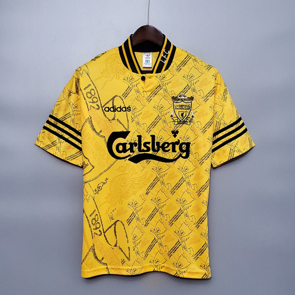 Liverpool 1994-96 third away Retro soccer jerseys