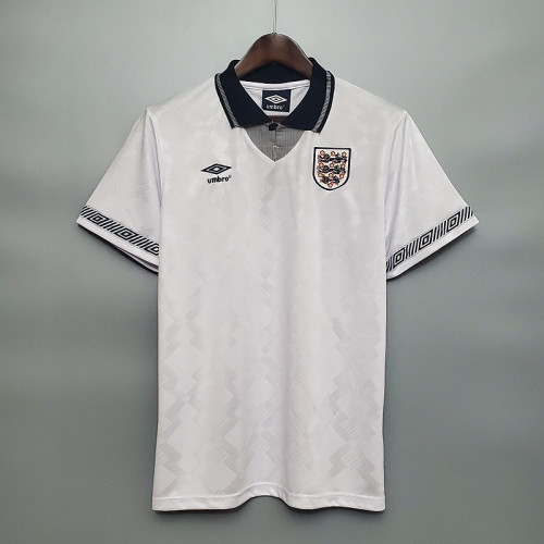 England 1990 home Retro soccer jerseys