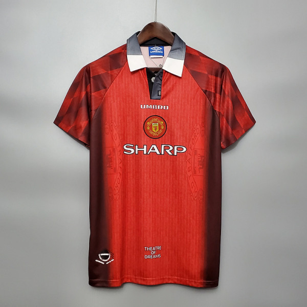 Manchester United 1996-97 home Retro soccer jerseys