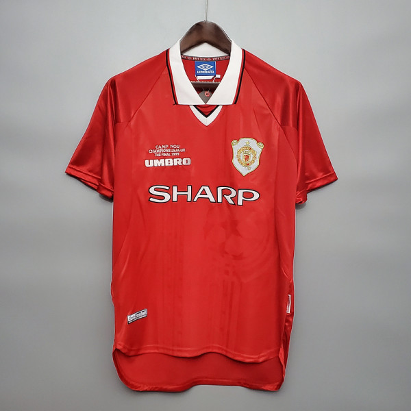Manchester United 1999-00 home Retro soccer jerseys