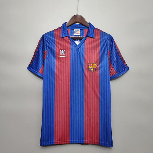 Barcelona 1990-91 home Retro soccer jerseys