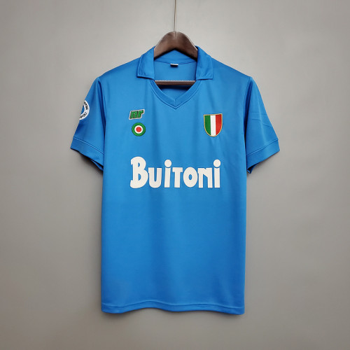 Naples 1987-88 home Retro soccer jersey
