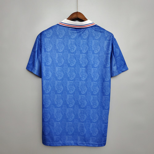 Rangers 1996-97 home Retro soccer jerseys