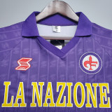 Florence 1989-90 home Retro soccer jerseys