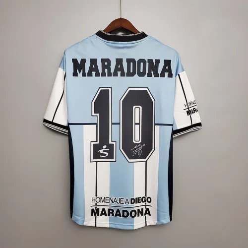 Argentina 2001 Maradona #10 Commemorative Edition Retro soccer jerseys