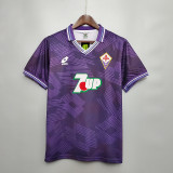 Florence 1992-93 home Retro soccer jerseys