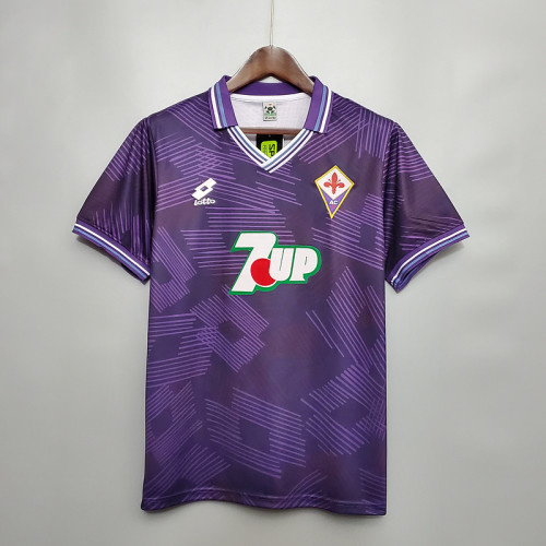 Florence 1992-93 home Retro soccer jerseys