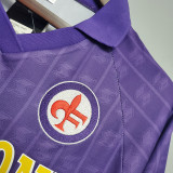 Florence 1989-90 home Retro soccer jerseys