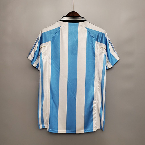 Argentina 1998 home Retro soccer jerseys