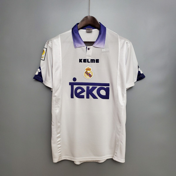 Real Madrid 1997/98 home Retro soccer jerseys