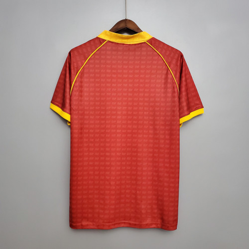 Roman 1990-91 home Retro soccer jersey