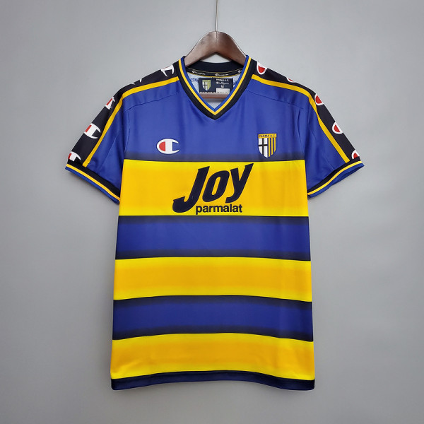 Parma 2001-02 home Retro soccer jerseys