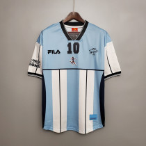 Argentina 2001 Maradona #10 Commemorative Edition Retro soccer jerseys