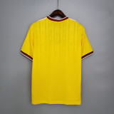Liverpool 1985-86 away yellow Retro soccer jerseys
