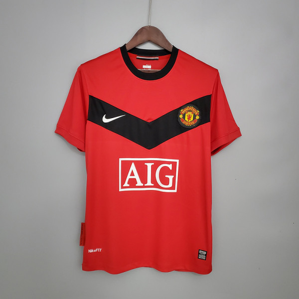 Manchester United 2009-10 home Retro soccer jerseys