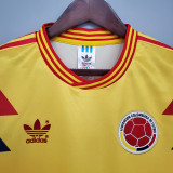 Columbia 1990 home Retro soccer jerseys