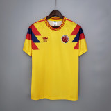 Columbia 1990 home Retro soccer jerseys