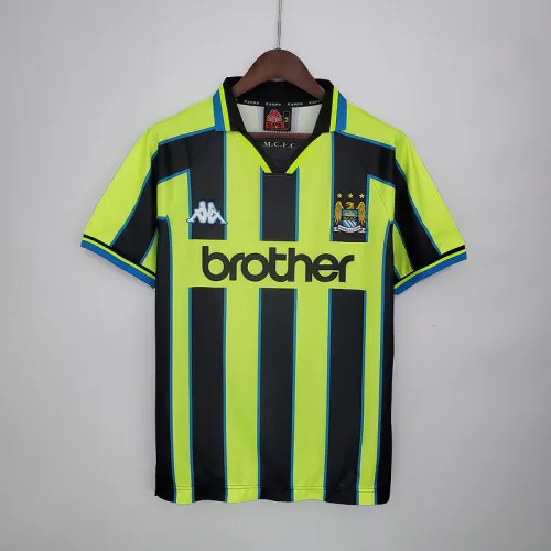 Manchester City 98/99 away Retro soccer jerseys